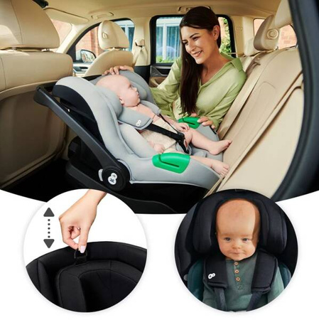 Kinderkraft Mink Pro I-Size Fotelik Samochodowy 0-13kg Czarny