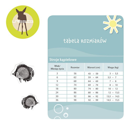 Lassig, Koszulka T-shirt do pływania Aqua, UV 50+