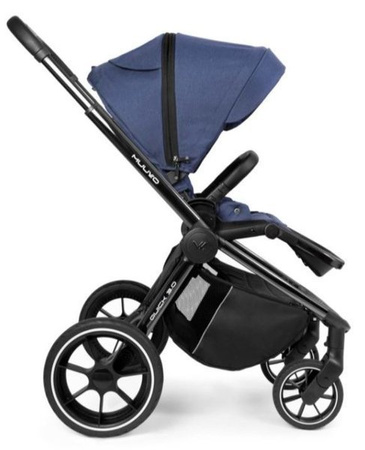 Muuvo Quick 3.0 Wózek Spacerowy Black Chrome Azure Blue