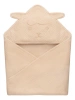 Lionelo Ręcznik kąpielowy z kapturkiem Muslin Hooded Towel Beige Sand 