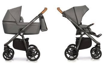 Roan Coss Wózek Głęboko-Spacerowy 2w1 Black Dots