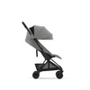 Cybex Coya Wózek Spacerowy Rama Matt Black Mirage Grey + Cybex Coya Moskitiera Black