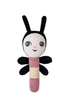 Piapimo CuddlyBee Przytulna Grzechotka Sensoryczna Pszczółka Piapi Różowa