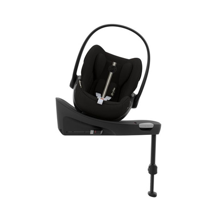 Cybex E-Gazelle S Wspomagany Wózek Głęboko-Spacerowy Rama Czarna Moon Black + Fotelik Cybex Cloud G I - Size Fotelik + Baza G + Adaptery