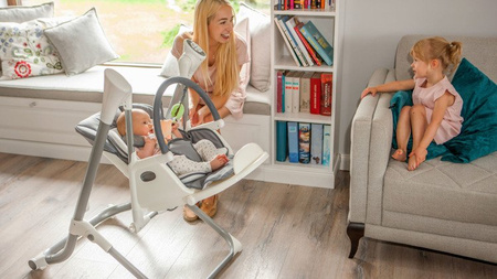 Lionelo Niles Krzesełko Do Karmienia Grey