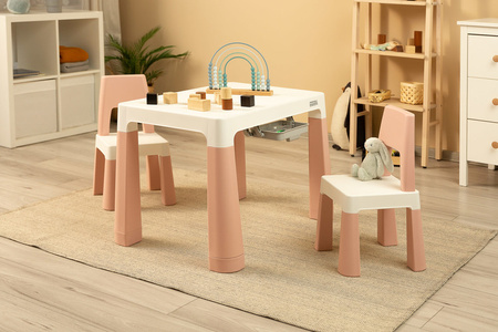 Toyz Monti Stolik Dziecięcy z Krzesłami Pink