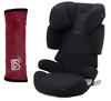 Cybex Solution X I-Fix Fotelik Samochodowy 15-50 kg Pure Black + Nakładka Na Pas