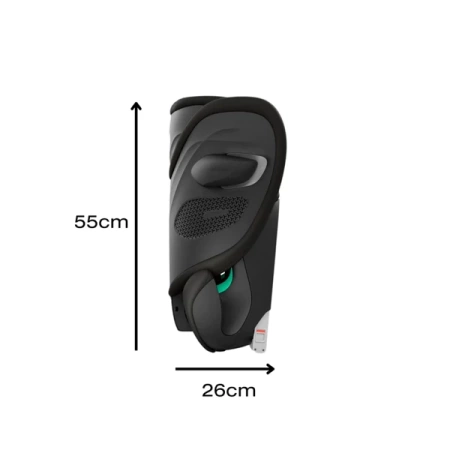 [OUTLET] Cybex Solution G2 i-Fix Fotelik Samochodowy 15-50 kg Moon Black Plus