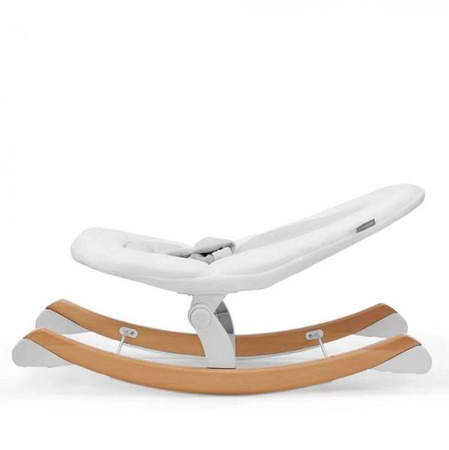 [OUTLET] Kinderkraft Finio Leżaczek/Bujaczek White Oiled