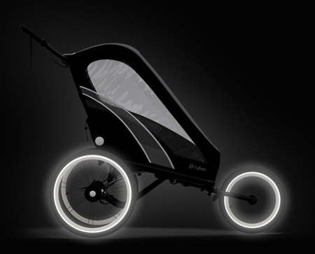 Cybex Zeno Siedzisko Przyczepki Do Biegania Do Roweru Cybex Sports  All Black