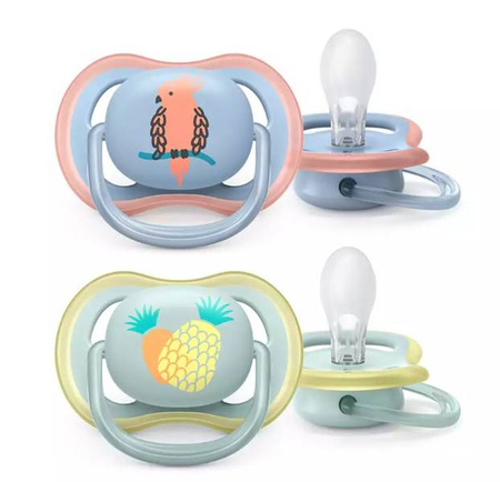 Avent Ultra Air Smoczek Uspokajający 0-6m Soothie Boy Deco