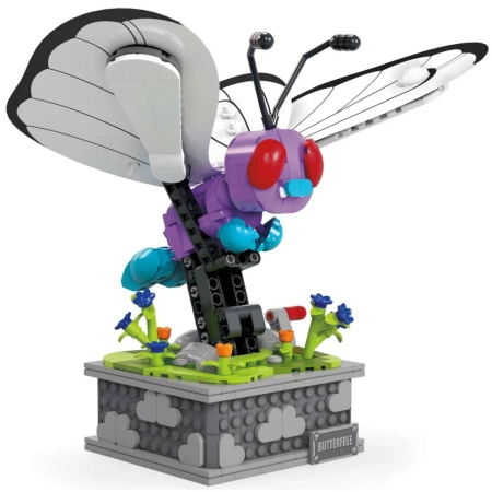 MEGA Pokemon - Kolekcjonerski Butterfree do zbudowania Klocki konstrukcyjne 582 elem. HKT22