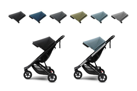 Thule Spring - Wózek Spacerowy Majolica Blue / Aluminiowa Rama
