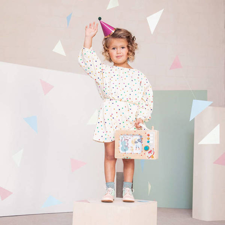 Lilliputiens Drewniana Animowana Pozytywka 10m+ Telewizor