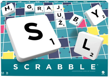 Mattel Gra Rodzinna Scrabble® Original Y9616