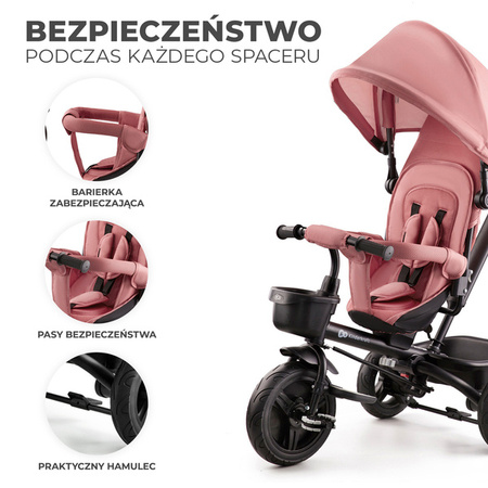 Kinderkraft Aveo Rowerek Trójkołowy Rose Pink