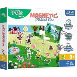 Trefl Puzzle Magnetyczne Treflikowy Dzień