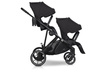 Easy Go Duoflex Wózek Głęboko-Spacerowy Bliźniaczy Rok po Roku Ebony Black 1 Siedzisko 1 Gondola