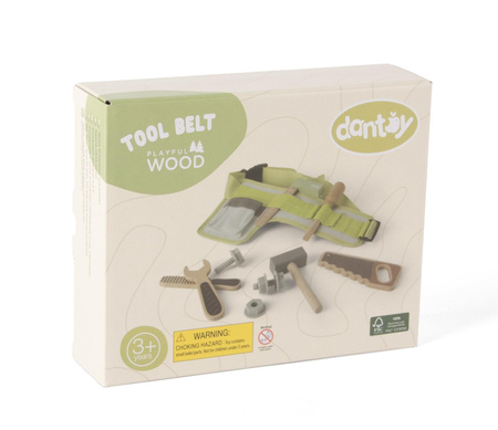 Dantoy Pas z narzędziami z drewna