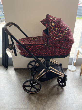 [OUTLET] Cybex Priam 4.0 Wózek Głęboko-Spacerowy Rosenrot Red by Alec Voelkel