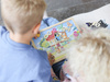 Micki Bluey Dwustronna Magnetyczna Tablica Literki i Obrazki