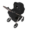 Anex IQ Premium New Transfarmation Wózek Głęboko-Spacerowy Smoky + 	Cybex Aton B2 i-Size Fotelik Samochodowy 0-13kg + Baza One Volcano Black