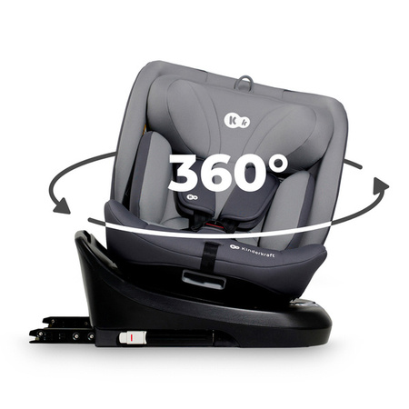 Kinderkraft I-Grow I-size Fotelik Samochodowy 0-36 kg Grey