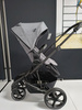 [OUTLET] Easywalker Harvey 3 Wózek Spacerowy Fossil Grey (zawiera stelaż, siedzisko z budką i pałąkiem z ekoskóry)