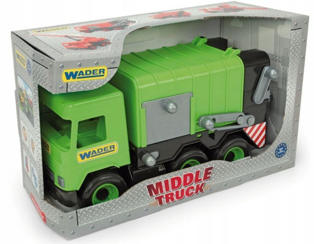 Wader Middle Truck Śmieciarka Green 