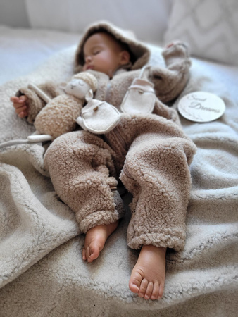 Zaffiro Nevada Kombinezon Wełniany Dla Dzieci 74/80 Brown