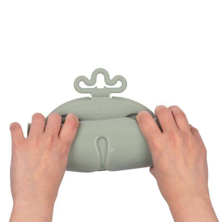 B.box Roll + Go Zwijana Mata BLW Do Nauki Samodzielnego Jedzenia Szałwia