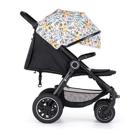 Petite&Mars Street2 Air Wózek Spacerowy Black Limited 100 Faces Complete