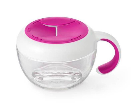 Oxo Pink Pojemnik Na Przekąski z Uchwytem