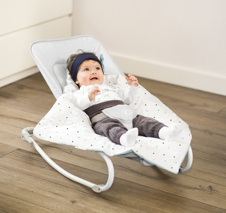 [OUTLET] Kinderkraft Felio Leżaczek 0-18kg Stone Grey