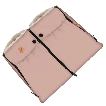 Zaffiro Mufka do Wózka Aspen Baby Pink 