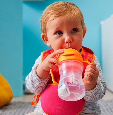 B.Box Innowacyjny Bidon Ze Słomką Różowy