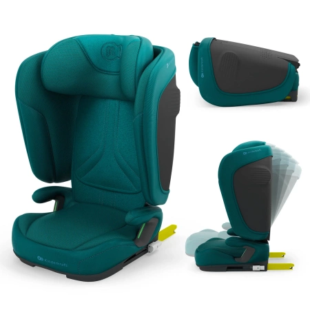 Kinderkraft Unity 2 Fotelik Samochodowy 15-50 kg Zielony