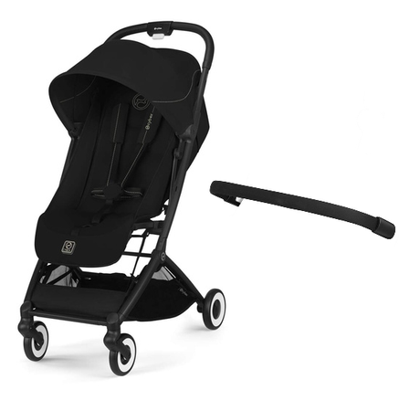Cybex Orfeo Wózek Spacerowy Rama Black Magic Black 2025 + Cybex Pałąk