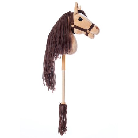 Hoppihorse Koń na Kiju Hobby Horse A3 Beżowy 66cm