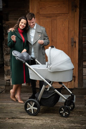 [OUTLET] Baby Design Husky 2022 Wózek Głęboko-Spacerowy 117 Graphite