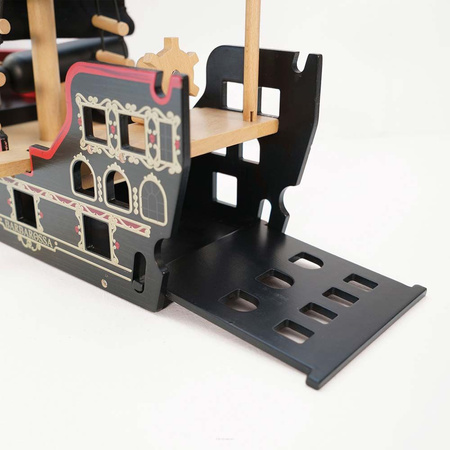 Le Toy Van Drewniany Statek Piracki Barbarossa