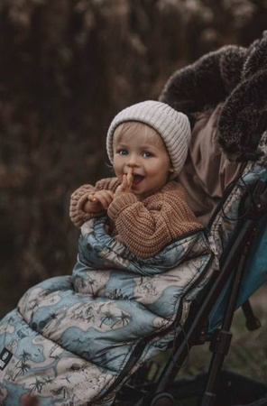 Makaszka Śpiworek Premium Do Wózka 0-18m Black