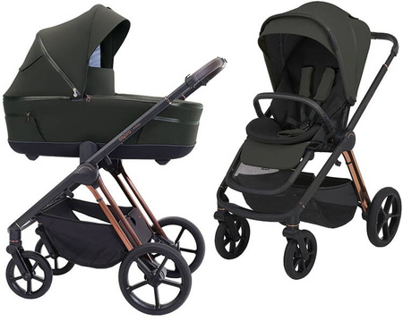Espiro Miloo 2025 Wózek Głęboko-Spacerowy 204 Luxury Green