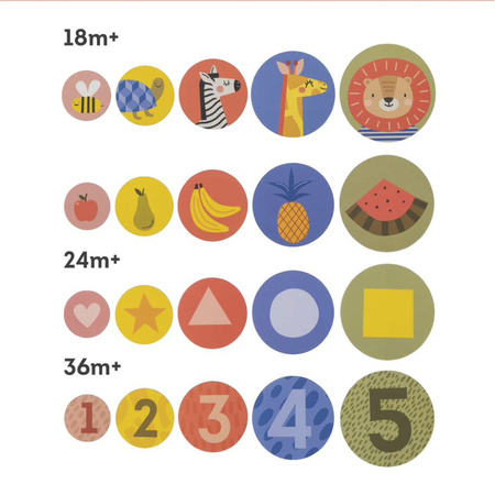 Taf Toys Puzzle Magnetyczne A Kuku Gra Rozwojowa z Łapaczem Magnesów