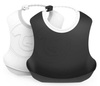 Twistshake Śliniak Plastikowy 2 szt Black