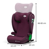Kinderkraft Junior Fix 2 I-Size Fotelik Samochodowy 15-36kg 100-150cm Cherry Pearl