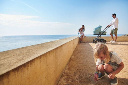 [OUTLET] Easywalker Harvey 2 Wózek głęboko-spacerowy (zawiera stelaż, siedzisko z budką i pałąkiem)  Stone Grey