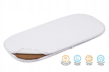 Kunert Mila Premium Wózek Głęboko-Spacerowy 2w1 Szary + Kreseczka Złota Rama Koła Żelowe