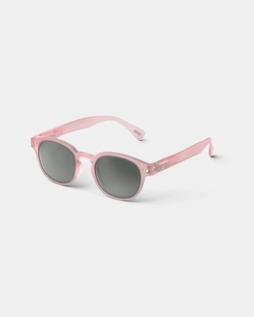 IZIPIZI Okulary Przeciwsłoneczne dla Dzieci 5-10 lat Pink C