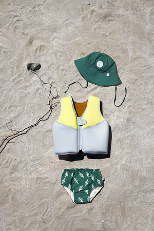 Lassig Kamizelka do pływania asekuracyjna dla dzieci Splash & Fun blue/lime